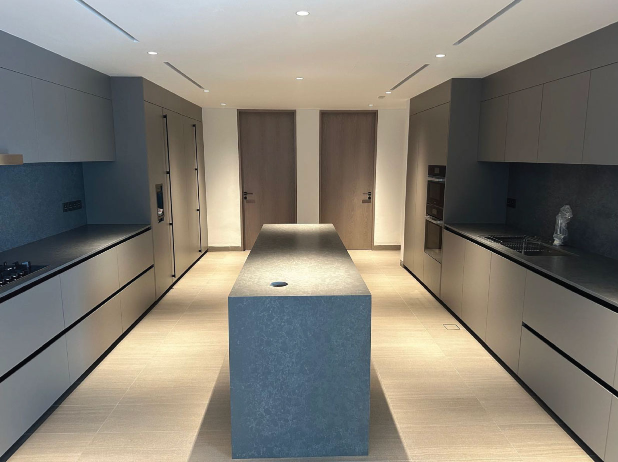 Arrital Kitchen project by P5 at Camden Park, made in Italy with modular configurations