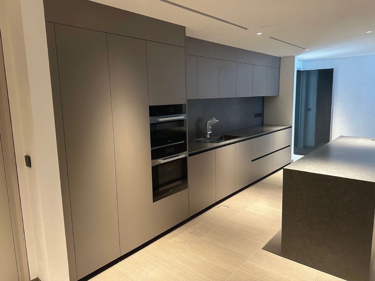 Arrital Kitchen project by P5 at Camden Park, made in Italy with modular configurations