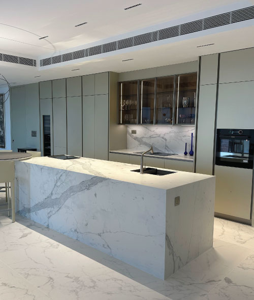 Arrital Kitchen project by P5, made in Italy with modular configurations